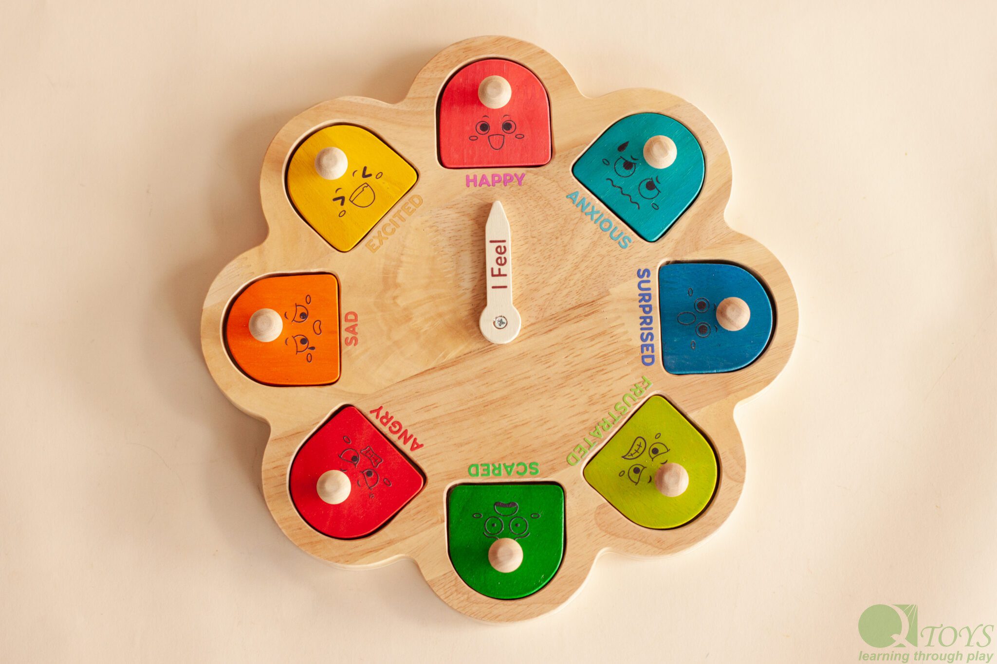 Interactive Emotions & Coping Skills Wooden Puzzle | Montessori Inspired