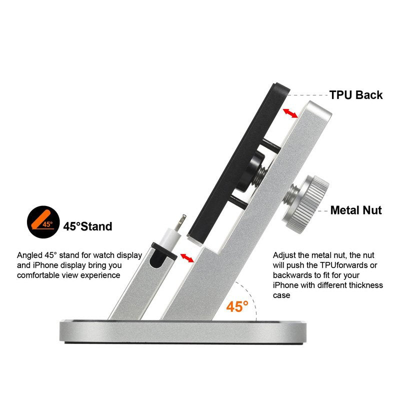 Precision Aluminum Desktop Charging Station