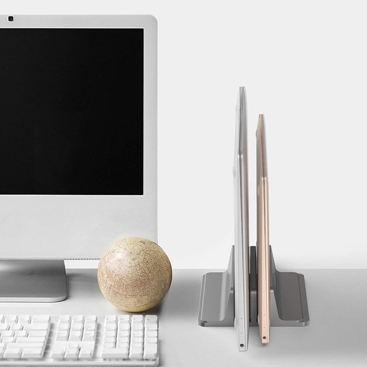Vertical Series | Space-Saving Dual Laptop Desktop Dock