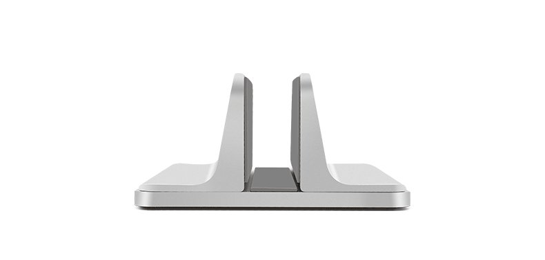 Zenith Vertical | Adjustable Dual-Slot Aluminum Laptop Dock