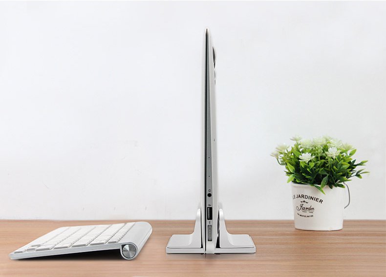 Zenith Vertical | Adjustable Dual-Slot Aluminum Laptop Dock