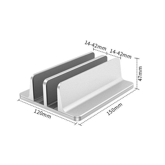 Vertical Series | Space-Saving Dual Laptop Desktop Dock