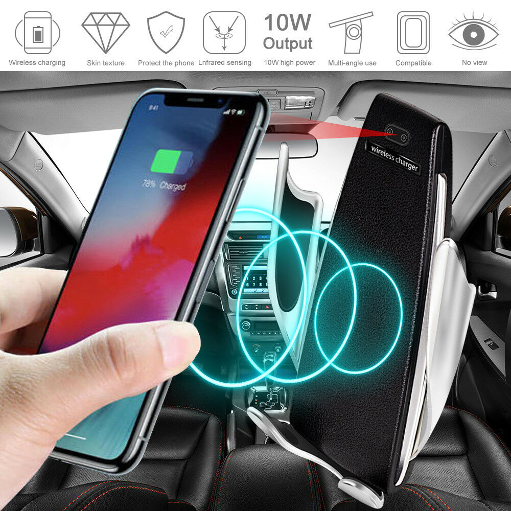 AeroDrive Pro | Infrared Smart-Clamping Wireless Car Charger